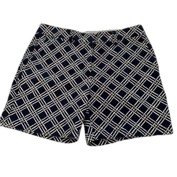 Lands' End Pants - Land’s End Baumwolle Cotton Shorts. Size 10, Navy & White